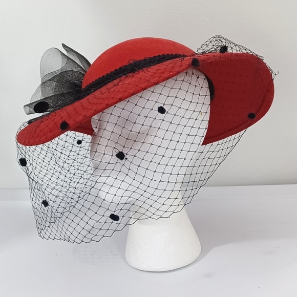 WOMEN\'S FELTED WOOL CHURCH/WEDDING HAT main image 5